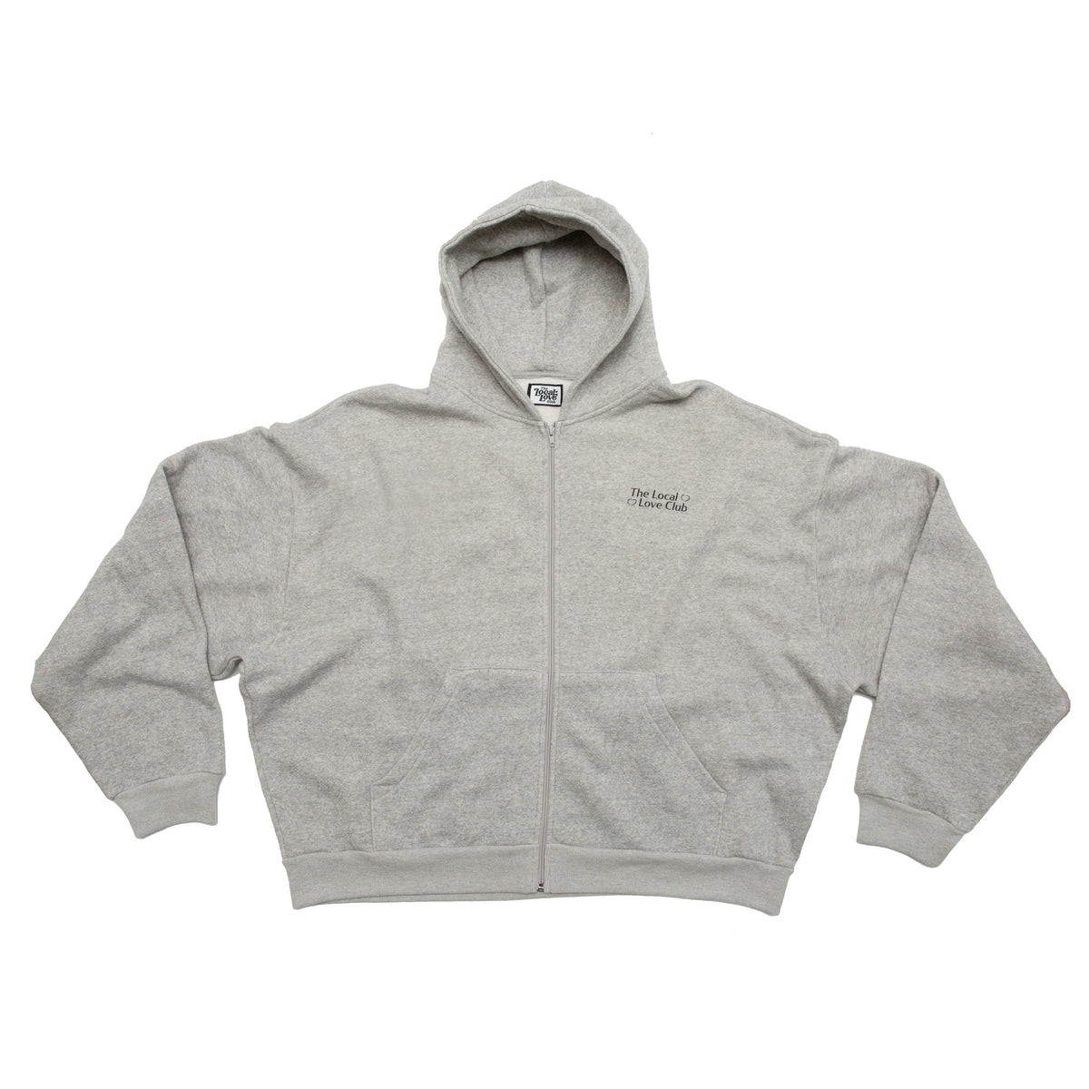 DECENCY ZIP IN GREY – The Local Love Club