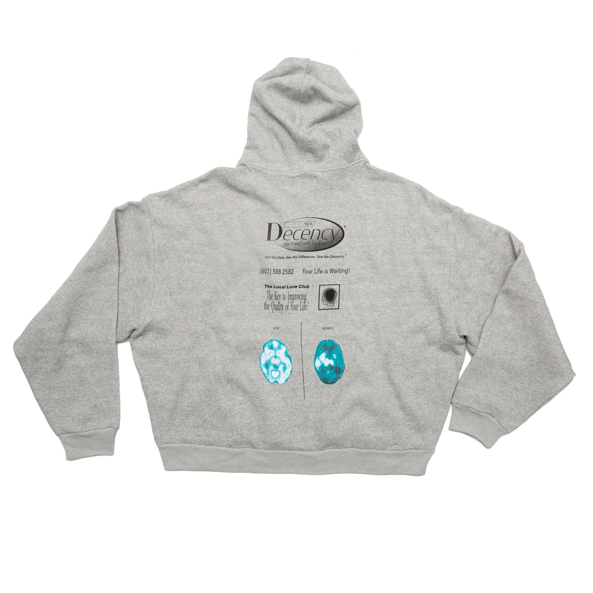 DECENCY ZIP IN GREY – The Local Love Club