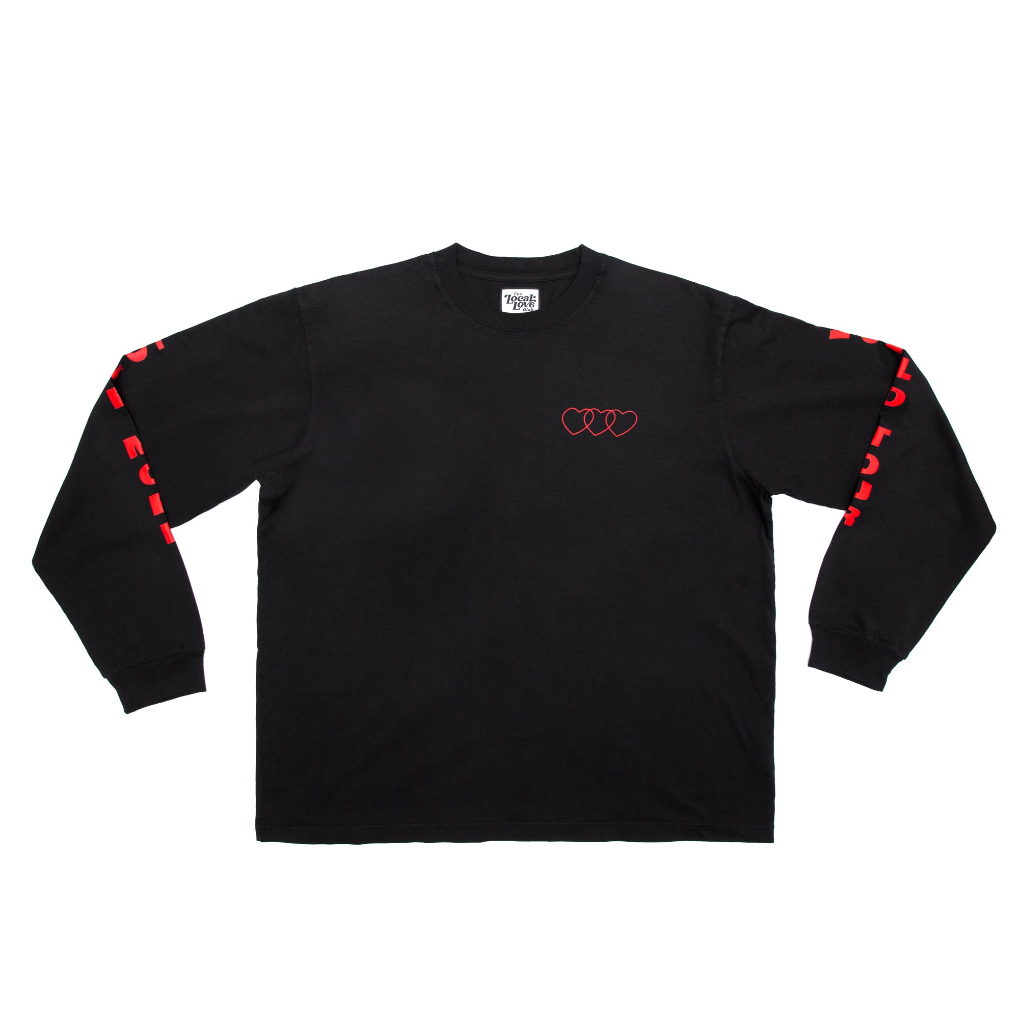 WORLD TOUR BLACK LONG SLEEVE TEE