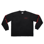 Load image into Gallery viewer, WORLD TOUR BLACK LONG SLEEVE TEE
