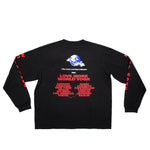 Load image into Gallery viewer, WORLD TOUR BLACK LONG SLEEVE TEE
