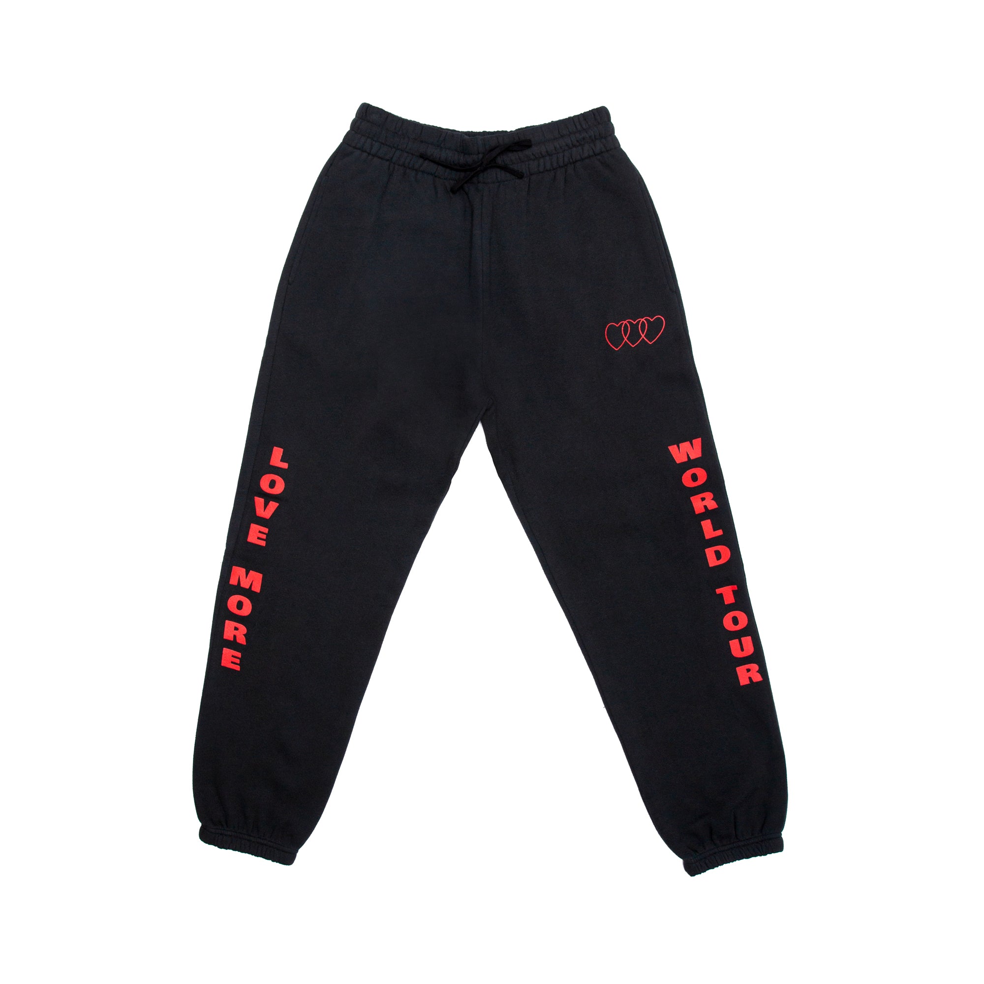 WORLD TOUR BLACK SWEATPANTS