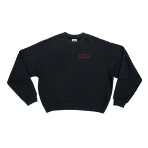 WORLD TOUR BLACK CREWNECK SWEATSHIRT