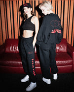 Load image into Gallery viewer, WORLD TOUR BLACK CREWNECK SWEATSHIRT
