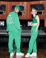 Load image into Gallery viewer, WORLD TOUR GREEN SWEATPANTS
