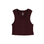 Load image into Gallery viewer, LOVER&#39;S UNIFORM RIB TANK IN PLUM
