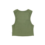 Load image into Gallery viewer, LOVER&#39;S UNIFORM RIB TANK IN OLIVE
