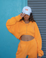Load image into Gallery viewer, LOVER&#39;S UNIFORM PANT IN ORANGE SHERBET
