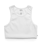 Load image into Gallery viewer, LOVER&#39;S UNIFORM RIB TANK IN WHITE
