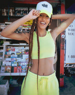 Load image into Gallery viewer, LOVER&#39;S UNIFORM RIB TANK IN RADIANT YELLOW
