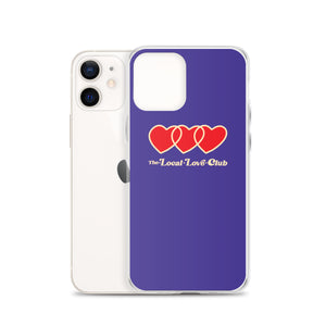 TRIPLE HEARTS PHONE CASE IN VIOLET