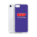 Load image into Gallery viewer, TRIPLE HEARTS PHONE CASE IN VIOLET

