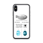 Load image into Gallery viewer, DECENCY PHONE CASE IN WHITE
