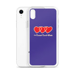 Load image into Gallery viewer, TRIPLE HEARTS PHONE CASE IN VIOLET
